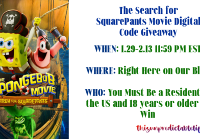 The Search for SquarePants Digital Movie Code Giveaway search for squarepants digital
