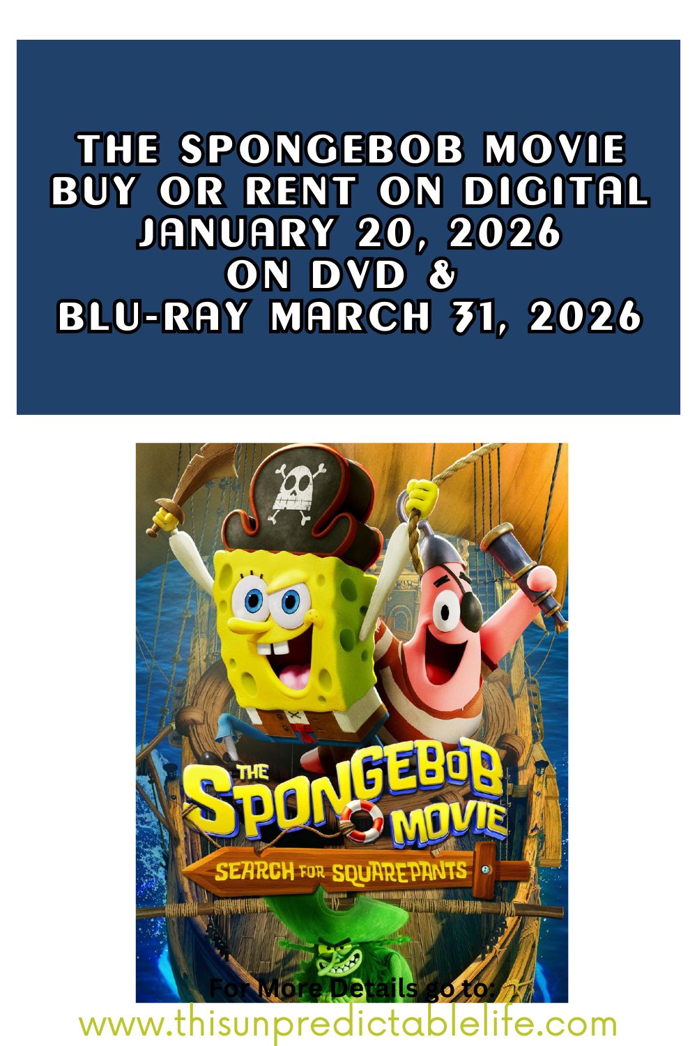 THE SPONGEBOB MOVIE: Search for Squarepants 2 search for squarepants
